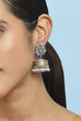 White Brass Jhumka image number 1