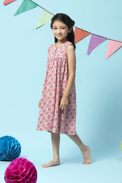 Pink Cotton Printed Sleepwear image number 2