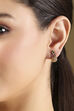 Multicolour Gold Plated Brass Studded Studs image number 1
