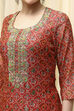 Black Tissue Machine Embroidered Unstitched Suit Set image number 2