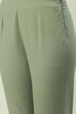 Green Bay Cotton Blend Solid Pant image number 1