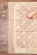 Hot Pink Cotton Printed Embroidered Unstitched Suit Set image number 3