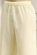 Cream-Colored Cotton Printed Straight Suit Set image number 2