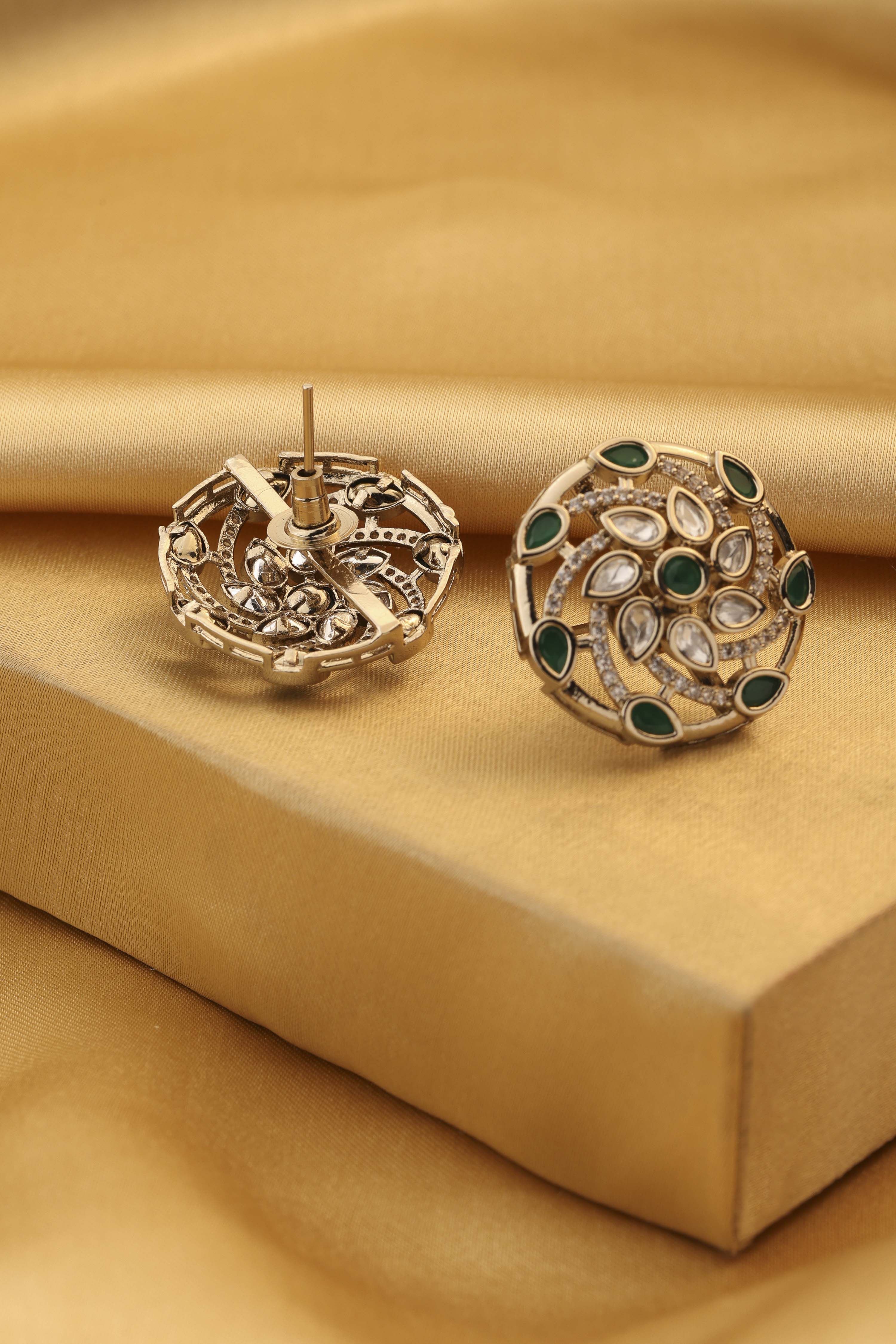 Green Brass Studs image number 2