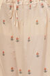 Peach Cotton Straight Kurta Palazzo Suit Set image number 3