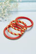 Yellow Red Kids Bangles image number 0