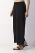 Brown Cotton Flared Palazzo image number 4