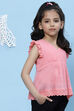 Pink Cotton A-Line Top image number 3