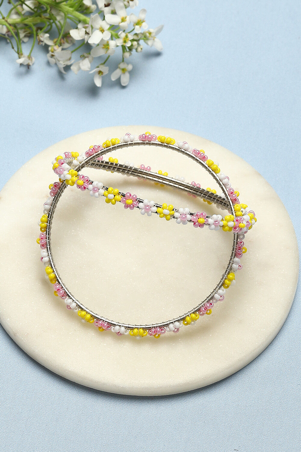 Yellow shop metal bangles