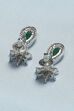 Green Brass Earrings image number 2