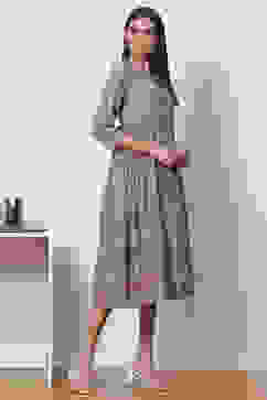 Lilac Dust Cotton A Line Dress image number 3