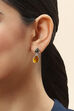 Yellow 925 Sterling Silver Earrings