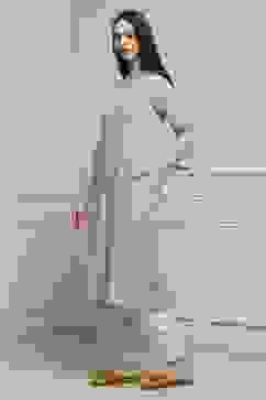 Blue Rayon A-Line Kurta image number 2