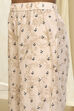 Beige and Brown Pure Cotton Printed Kurta Set image number 2