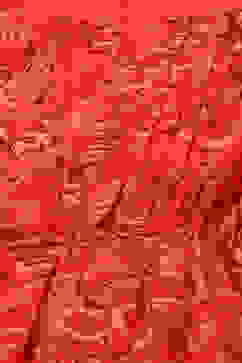 Red Polyester Tiered Dress image number 1