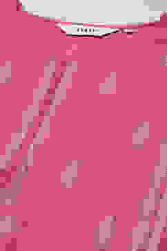 Pink Cotton Straight Printed Kurta image number 5