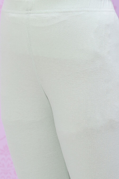 Light Blue Art Silk Girls Flared Kurta Churidar Suit Set image number 8