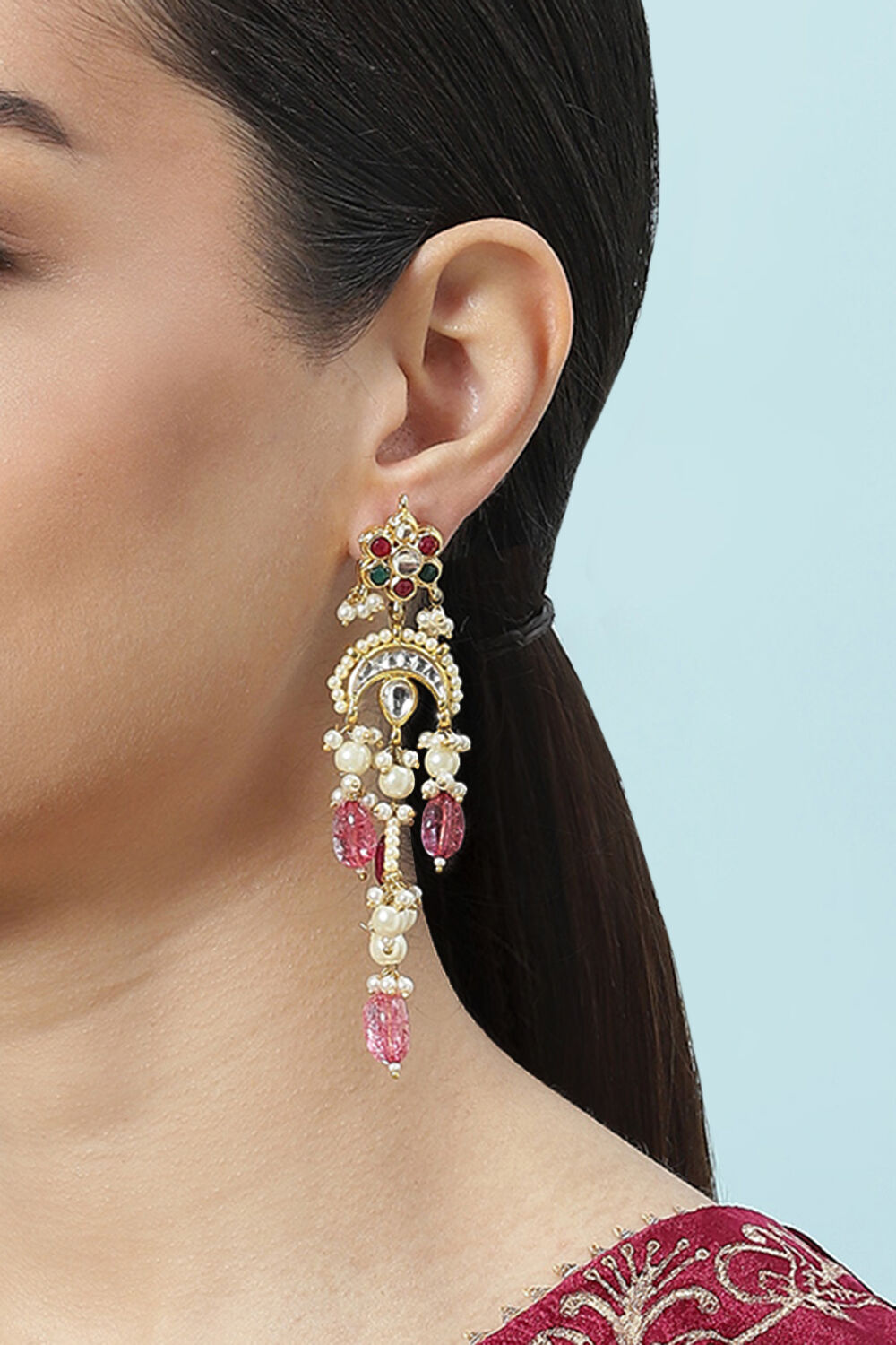Pink Earrings image number 1