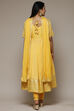 Yellow Cotton Anarkali Suit image number 3