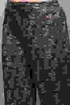 Brown Spandex Blend Straight Printed 2 Piece Set image number 2