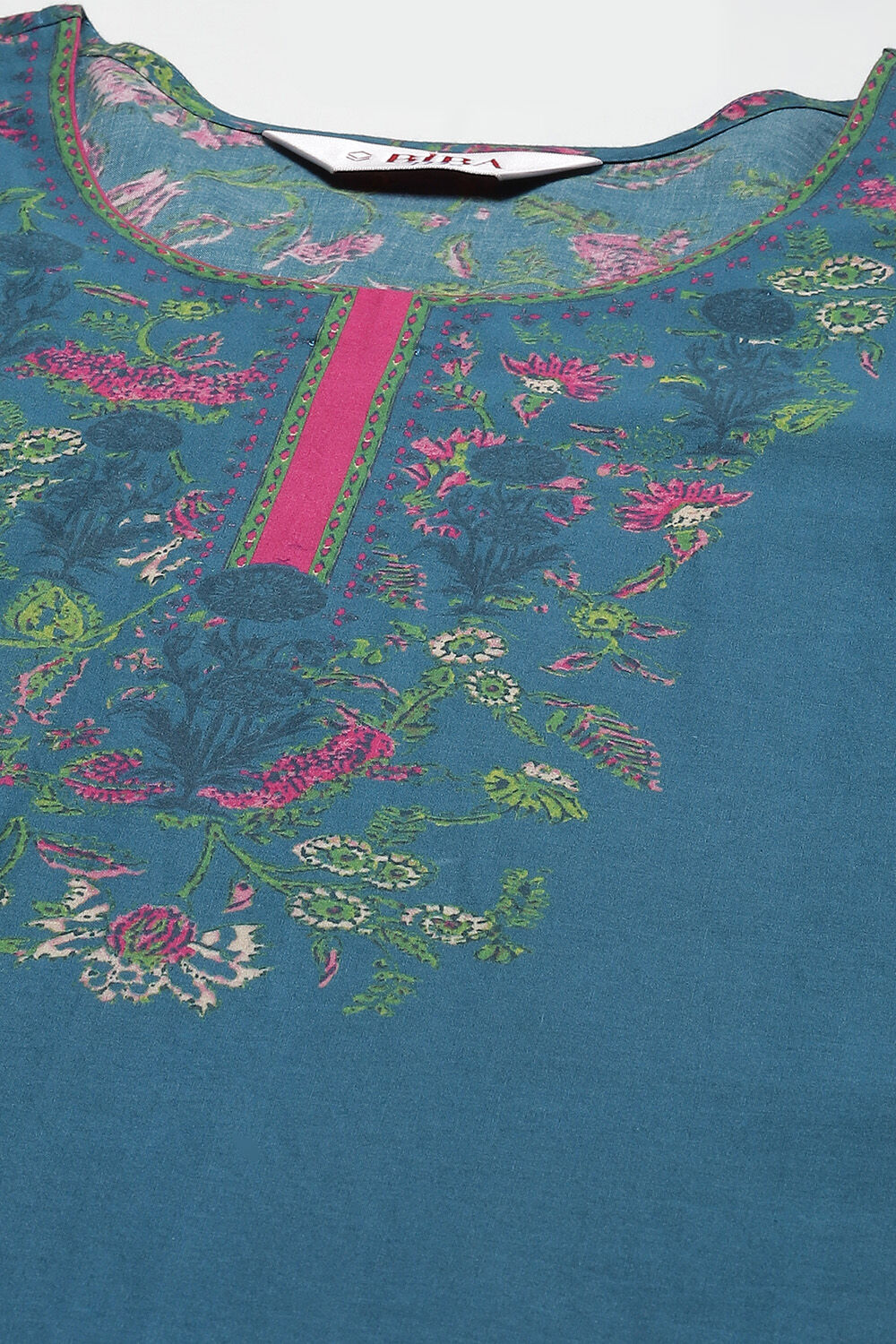 Peach Cotton Straight Kurta Palazzo Suit Set image number 1