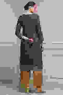 Bottle Green LIVA Straight Printed Kurta image number 3