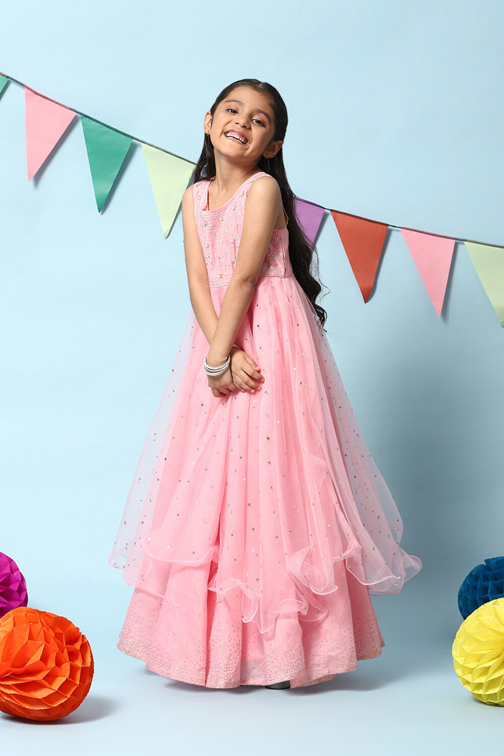 Pink hotsell cotton gown