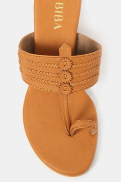 Tan Casual Wedges image number 1