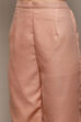 Pink Viscose Silk Placement Print Unstitched Suit Set image number 3
