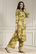 Green Printed Kurta Pants Co-ord Set image number 5
