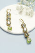 Green Brass Earrings image number 0