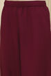 Berry Maroon Solid Straight Palazzos image number 1
