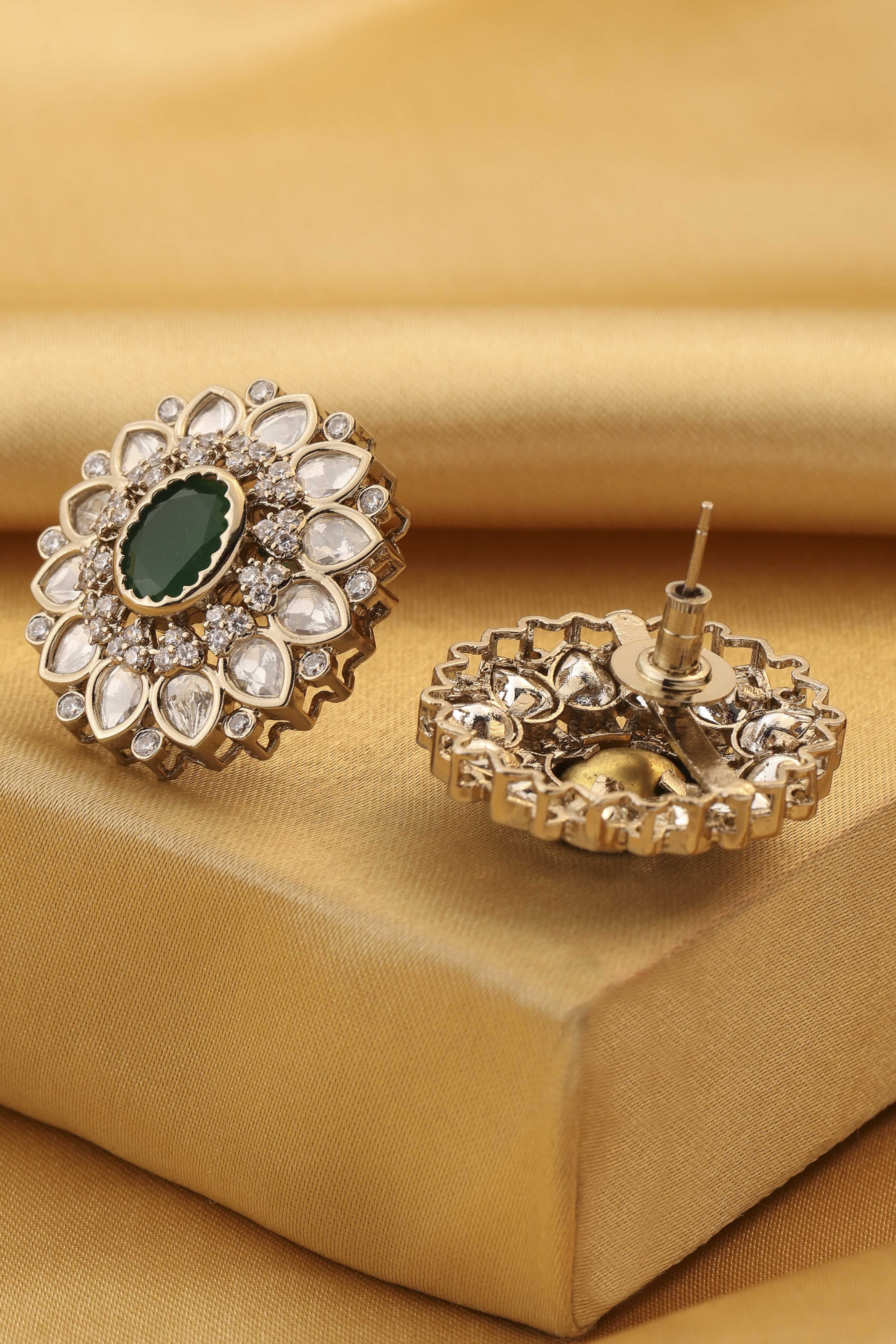Green Brass Studs image number 2