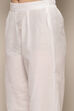 White Pink Muslin Unstitched Suit set image number 3