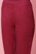 Fuchsia Cotton Straight Suit With Reversible Dupatta image number 2