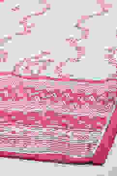 Fuschia Cotton A-Line Suit Set image number 3