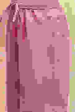 Pink Cotton Solid Straight Suit Set image number 2