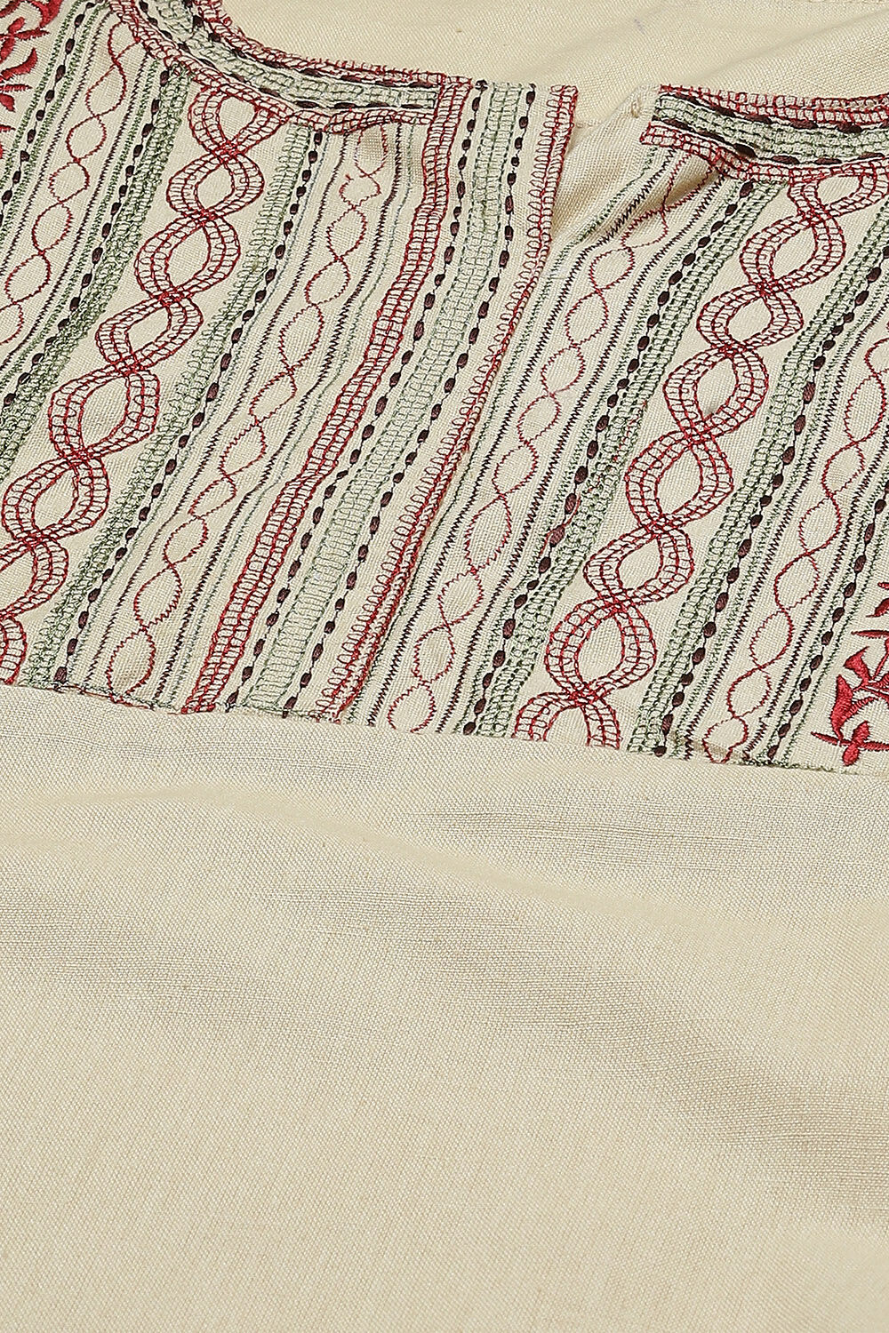 Blue Straight Kurta Regular Pants Suit Set image number 1