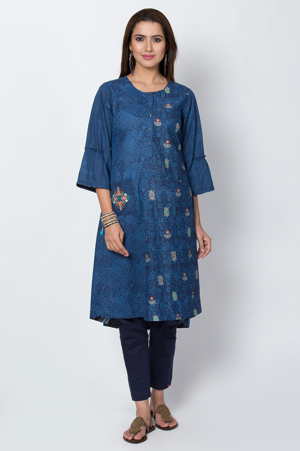 Biba denim hot sale kurta