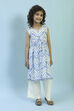 Cream Cotton Gathered Suit Set image number 6
