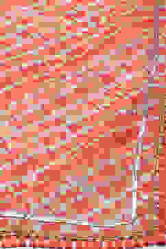 Aqua & Coral Cotton Printed Kurta Garara Suit Set image number 3