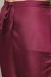 Blue Art Silk Straight Kurta Regular Pant Suit Set image number 2