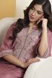 Black Viscose Silk Straight Kurta image number 1