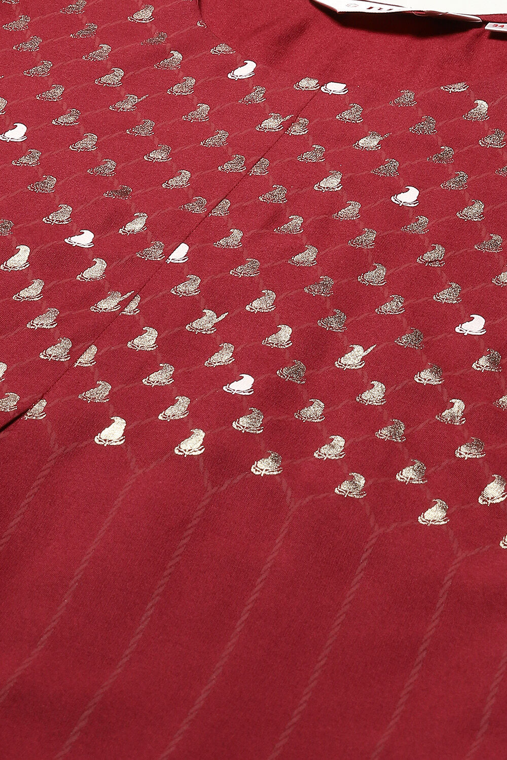 Fuschia Rayon Straight Kurta Pant Suit Set image number 1