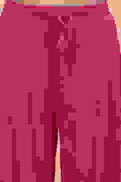 Fuchsia Viscose Blend Foil Printed Straight Kurta Set image number 2