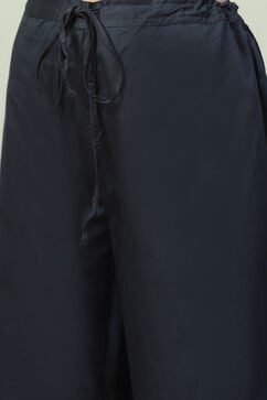 Charcoal Cotton Straight Kurta Slim Pants Suit Set image number 2