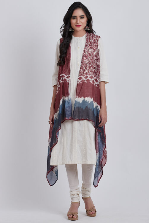 Cream Cotton Straight 3 Piece Set image number 0
