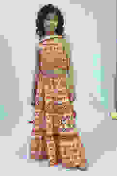 Multi-Colored Cotton Lehenga Set image number 6