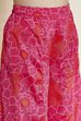 Pink Printed Peplum Viscose Rayon Kurta Set image number 2
