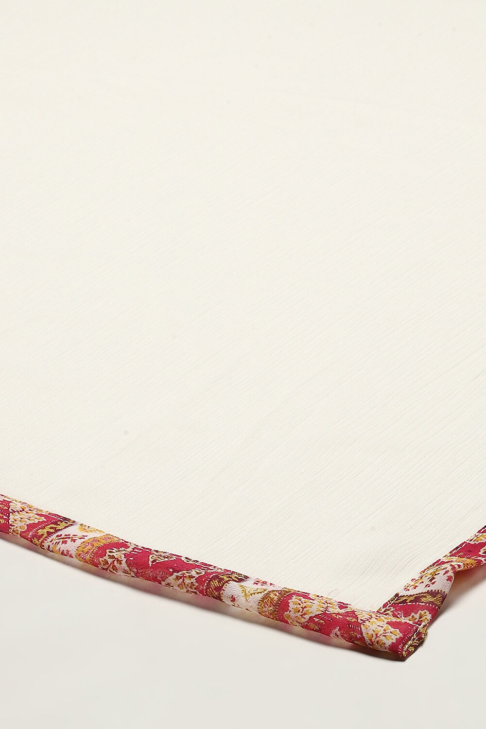 Cream Printed Strappy A-Line & Palazzo Suit Set image number 3